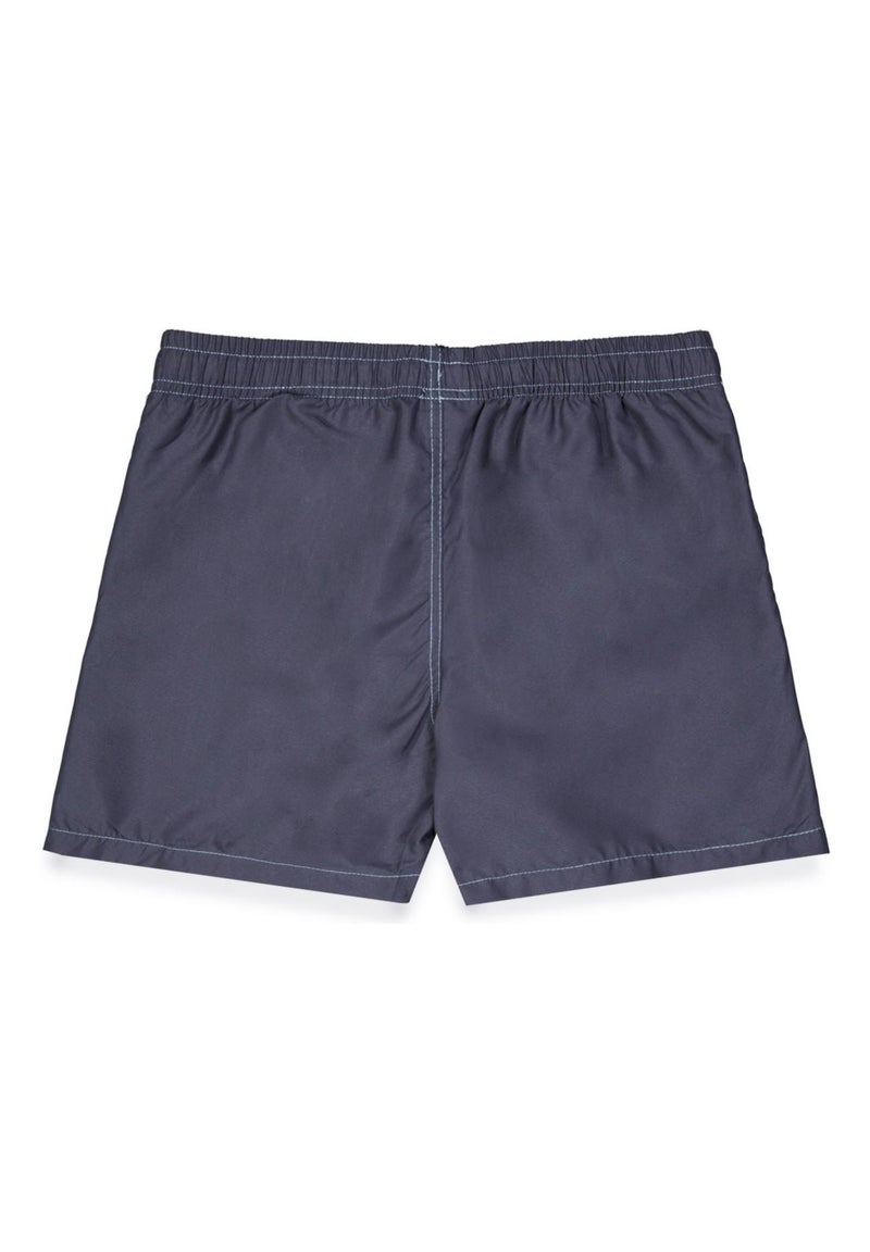 Boardshort court gar?on avec ceinture demi-?lastiqu?e Freegun Bleu - Kiabi
