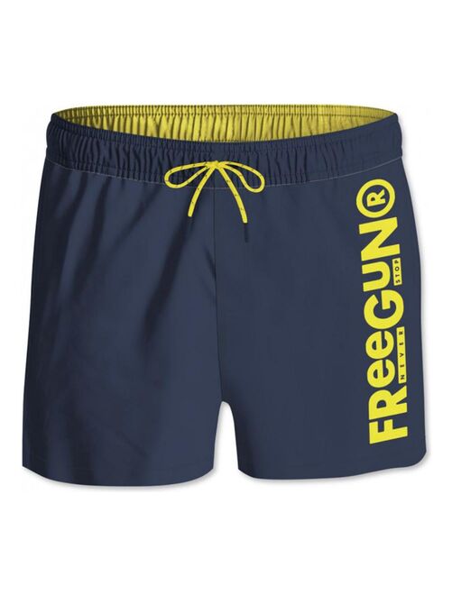 Boardshort court homme ceinture tout-élastiquée Freegun - Kiabi