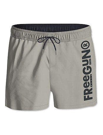 Boardshort court homme ceinture tout-élastiquée Freegun