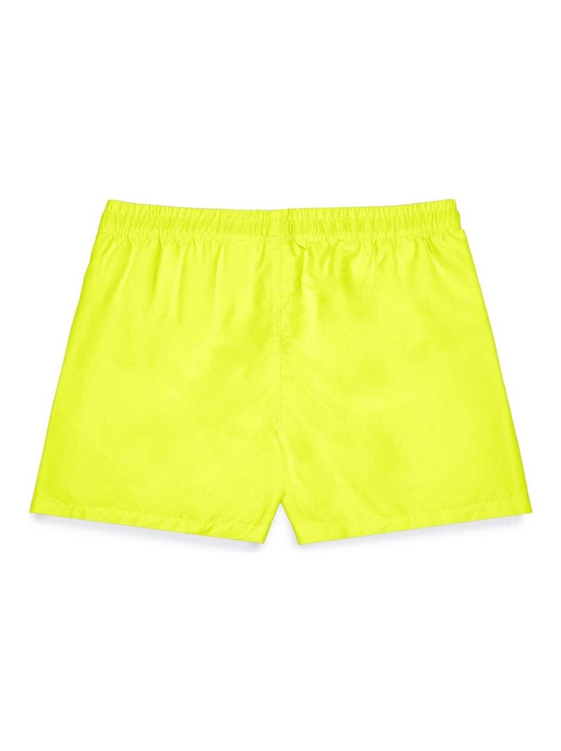 Boardshort court homme ceinture tout-élastiquée Freegun Jaune - Kiabi