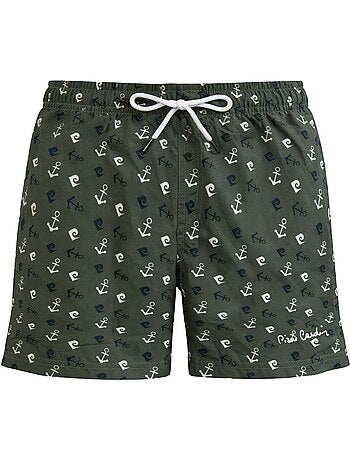 Boardshort homme avec ceinture tout élastiquée basic pierre cardin