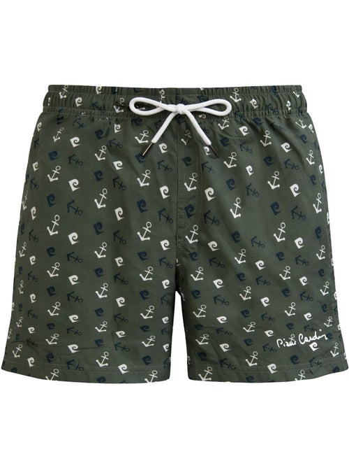 Boardshort homme avec ceinture tout élastiquée basic pierre cardin - Kiabi