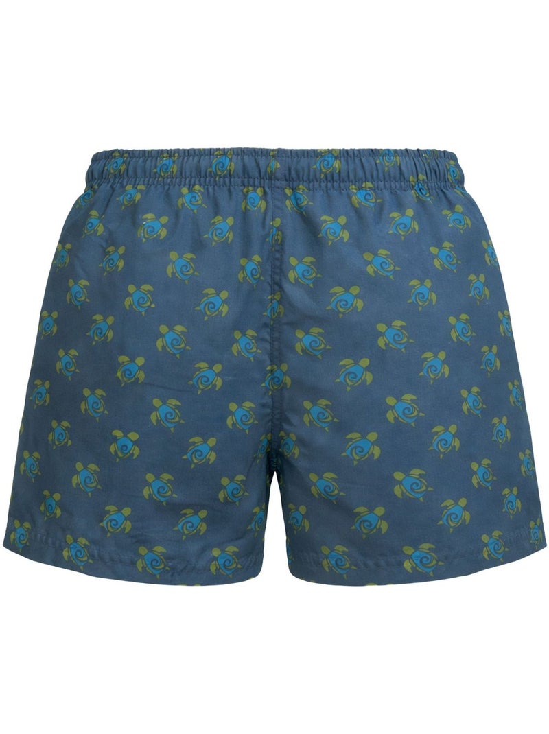 Boardshort homme avec ceinture tout élastiquée turtle pierre cardin Vert - Kiabi