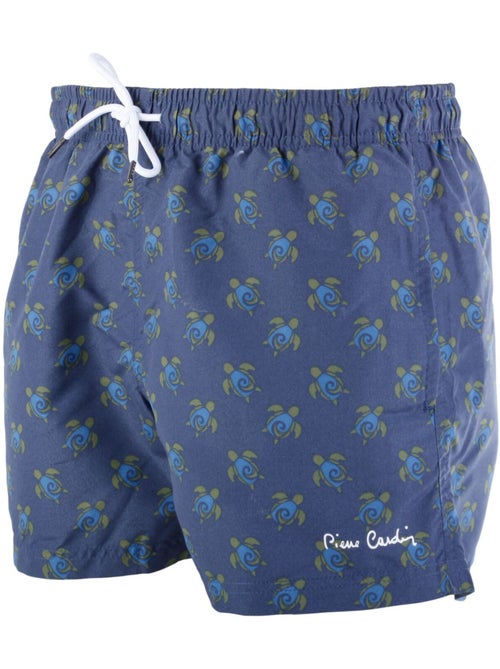 Boardshort homme avec ceinture tout élastiquée turtle pierre cardin - Kiabi