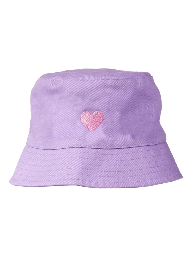 Bob 100% coton, ajustable tour de tête mixte enfant Isotoner Bleu lavande - Kiabi