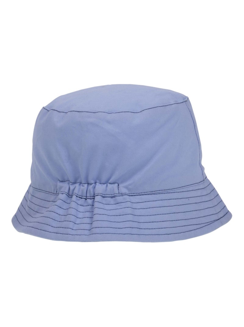 Bob 100% coton, ajustable tour de tête mixte enfant Isotoner Bleu turquoise - Kiabi