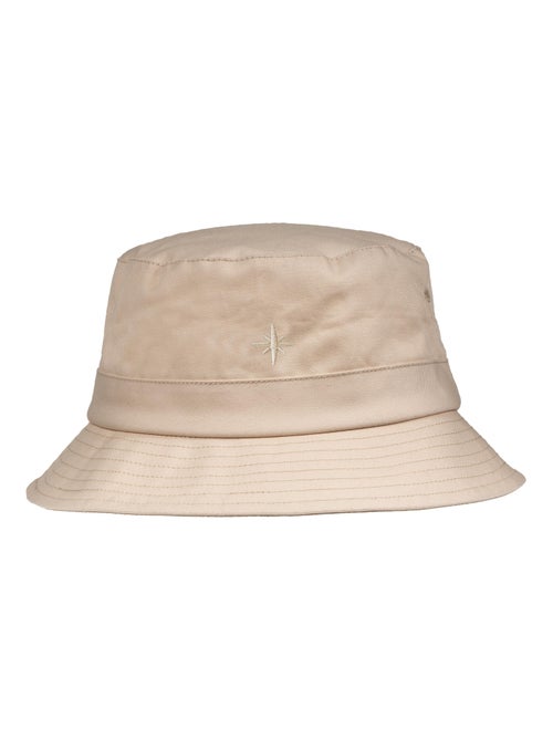 Bob 100% coton, détail brodé mixte adulte Isotoner - Kiabi