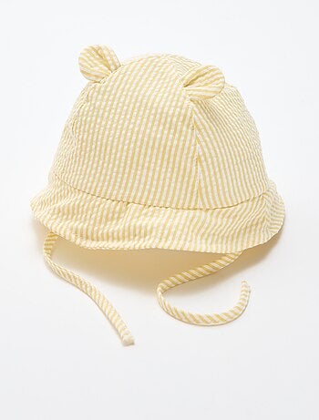 Bob à rayures avec petites oreilles