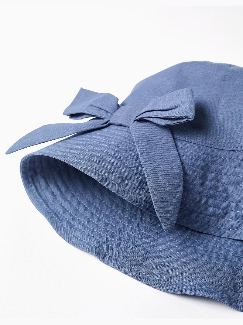 Bob avec nœud appliqué Bleu Bleu - Kiabi