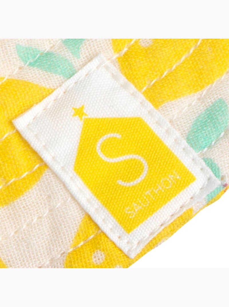 Bob bébé en coton imprimé - SAUTHON Jaune - Kiabi
