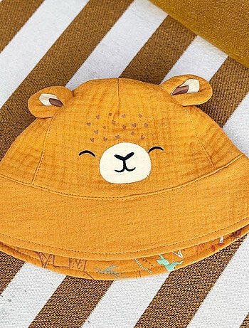 Bob bébé réversible en gaze de coton Liwa