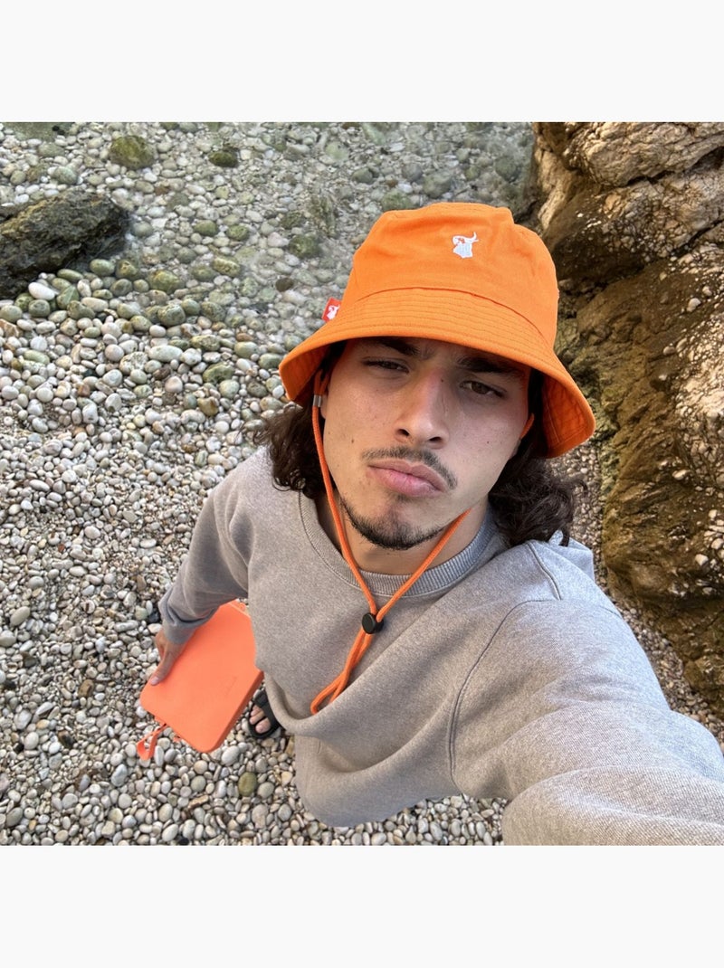 Bob Chapeau BOBOLINO FLUO Orange fluo - Kiabi