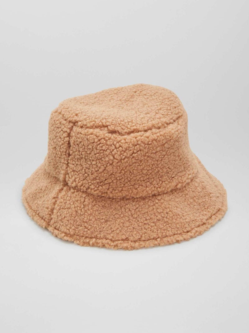Bob effet moutonné Marron - Kiabi