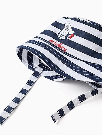 Bob en coton à rayures et imprimé Mickey