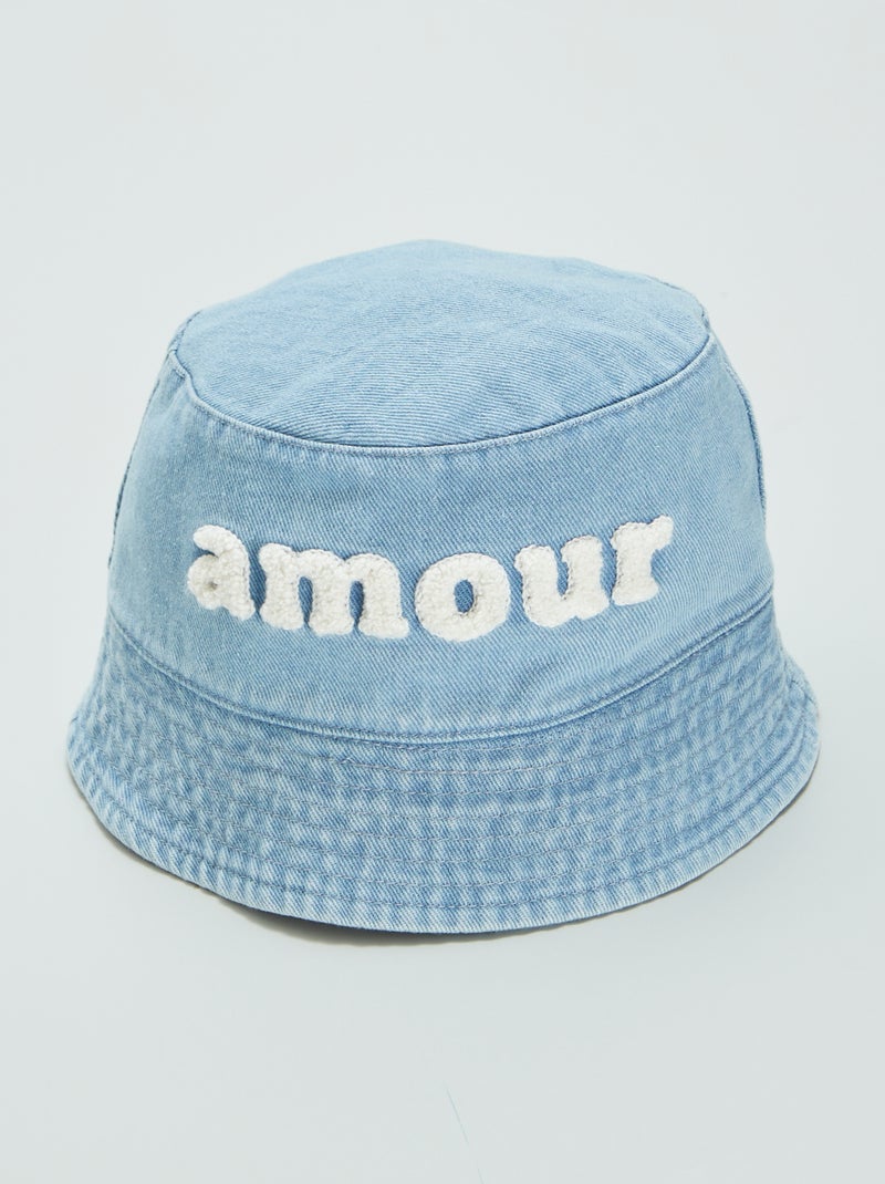 Bob en denim 'amour' Denim - Kiabi