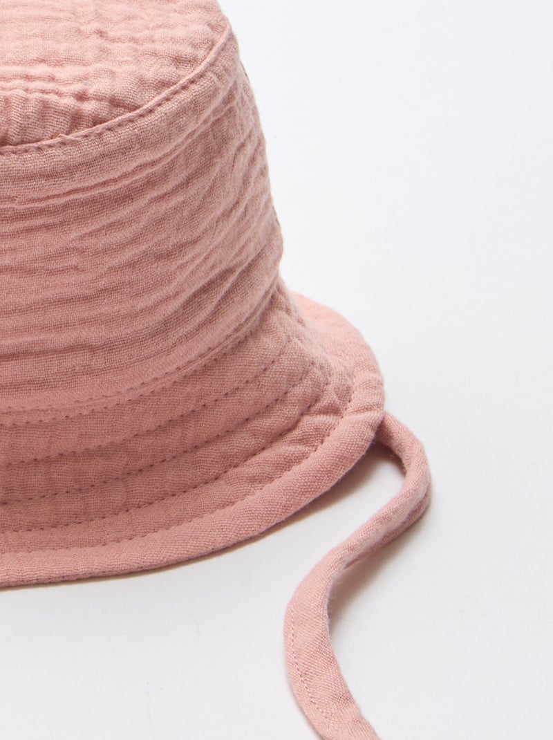 Bob en gaze de coton Rose - Kiabi