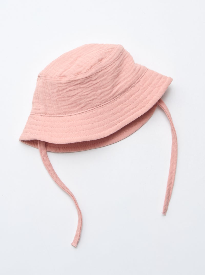 Bob en gaze de coton Rose - Kiabi