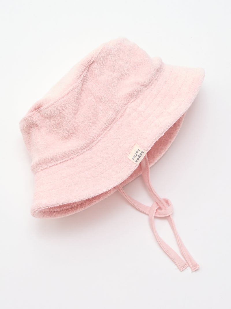 Bob en matière éponge uni Rose - Kiabi