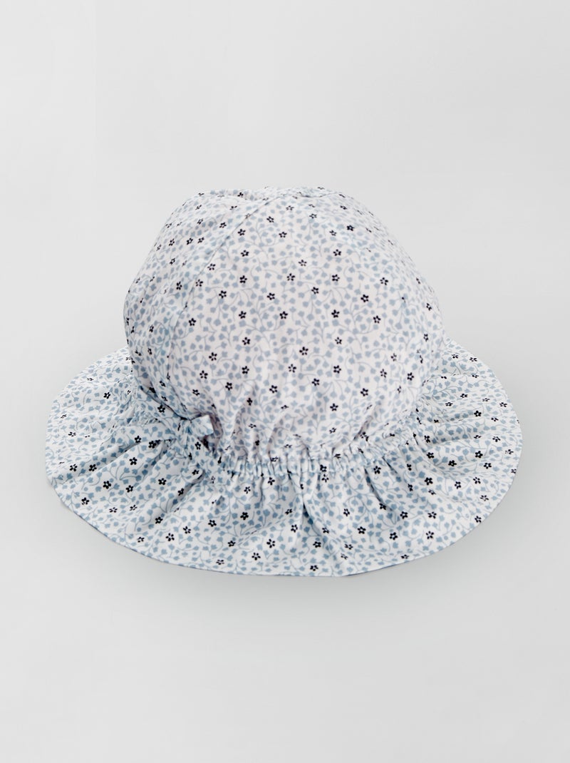 Bob en voile de coton blanc - Kiabi