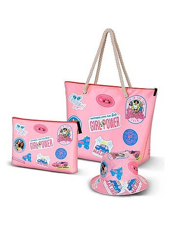 Bob Enfant Bucket - Barbie Malibu - Rose - Taille Unique