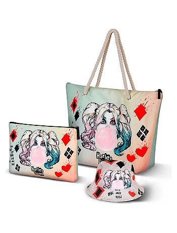 Bob Enfant Bucket - DC Comics Harley Quinn Mad Love - Beige - Taille Unique