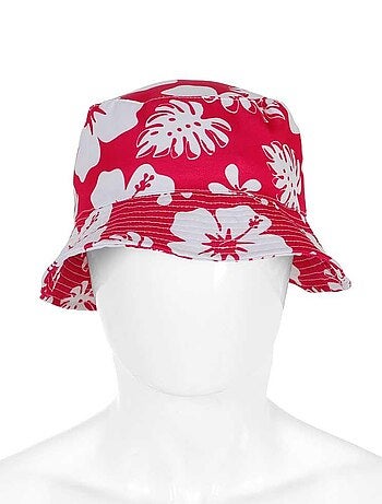 Bob Enfant Bucket - Karactermania Hawaii - Rouge - Taille Unique