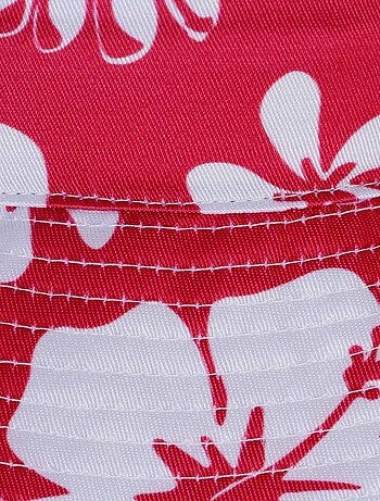 Bob Enfant Bucket - Karactermania Hawaii - Rouge - Taille Unique