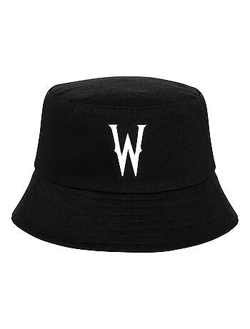 Bob Enfant Bucket - Mercredi W - Noir - Taille Unique