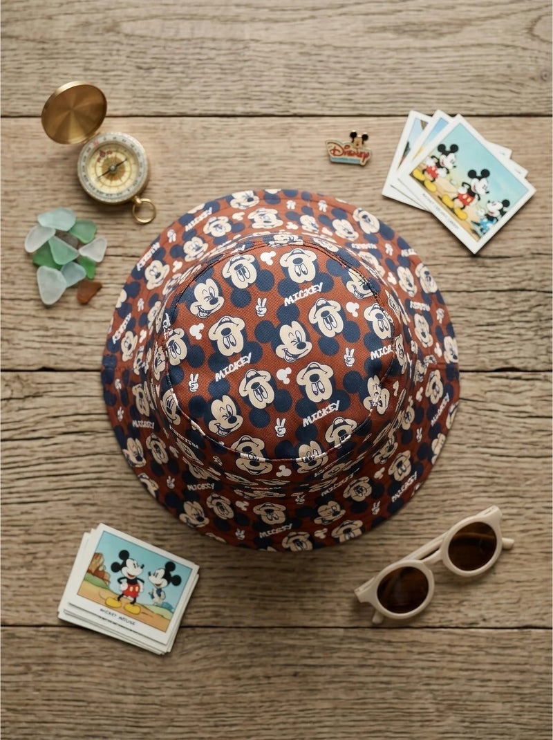 Bob enfant en polyester Mickey Mouse Disney Marron - Kiabi