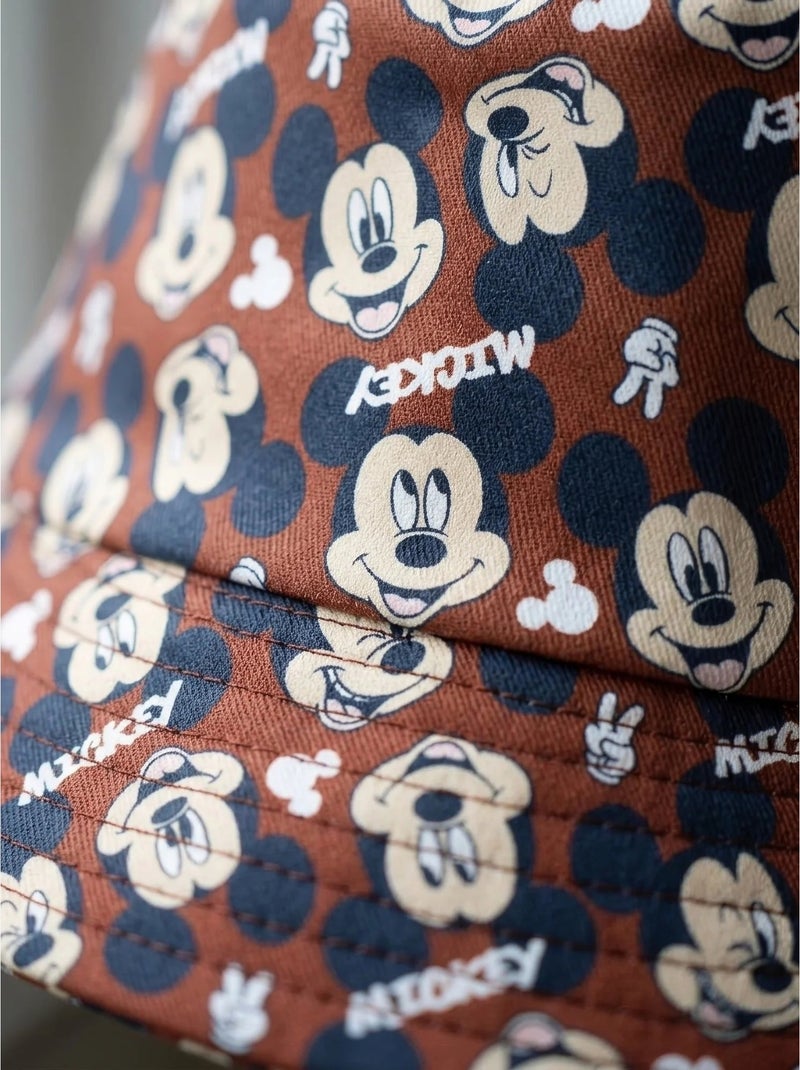 Bob enfant en polyester Mickey Mouse Disney Marron - Kiabi
