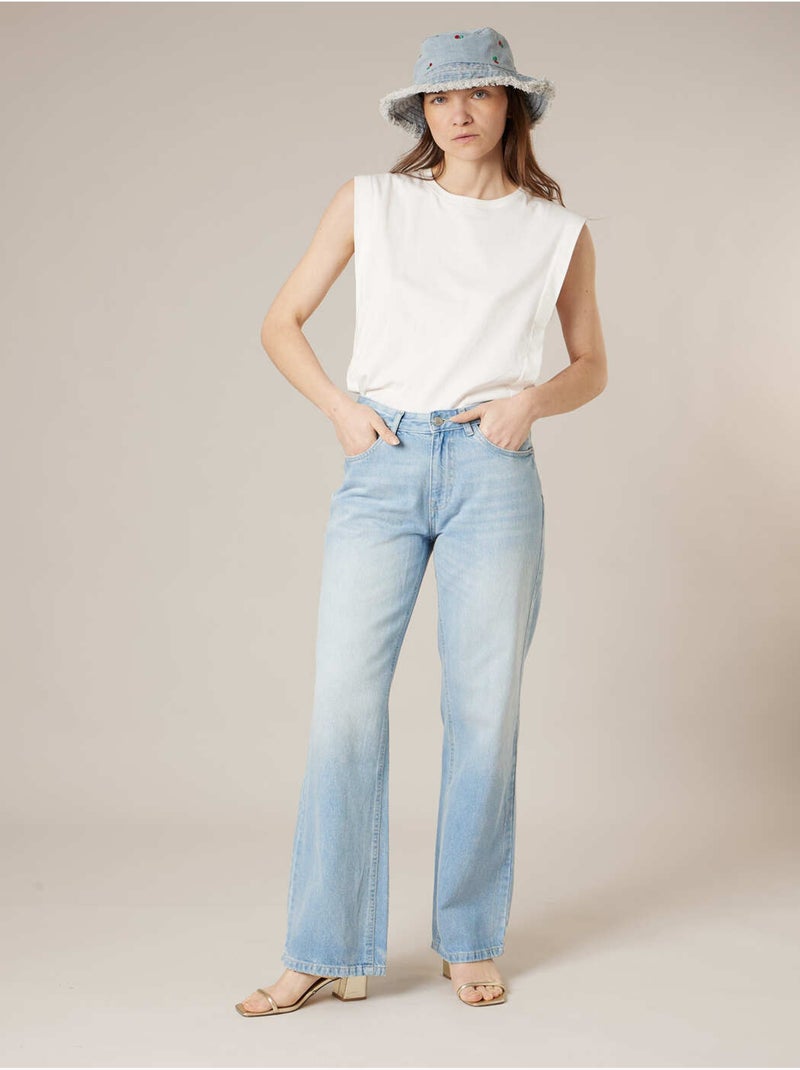 Bob femme en 100% coton

 'Deeluxe' Bleu - Kiabi