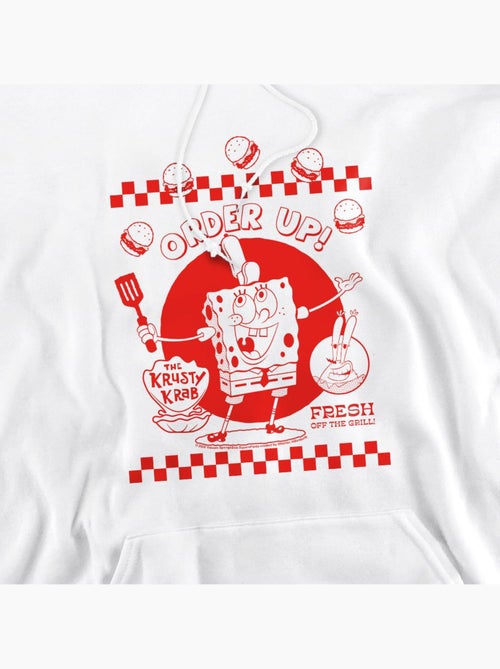 Bob l'éponge - Sweat à capuche ORDER UP! - Kiabi