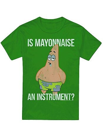 Bob l'éponge - T-shirt MAYONNAISE INSTRUMENT