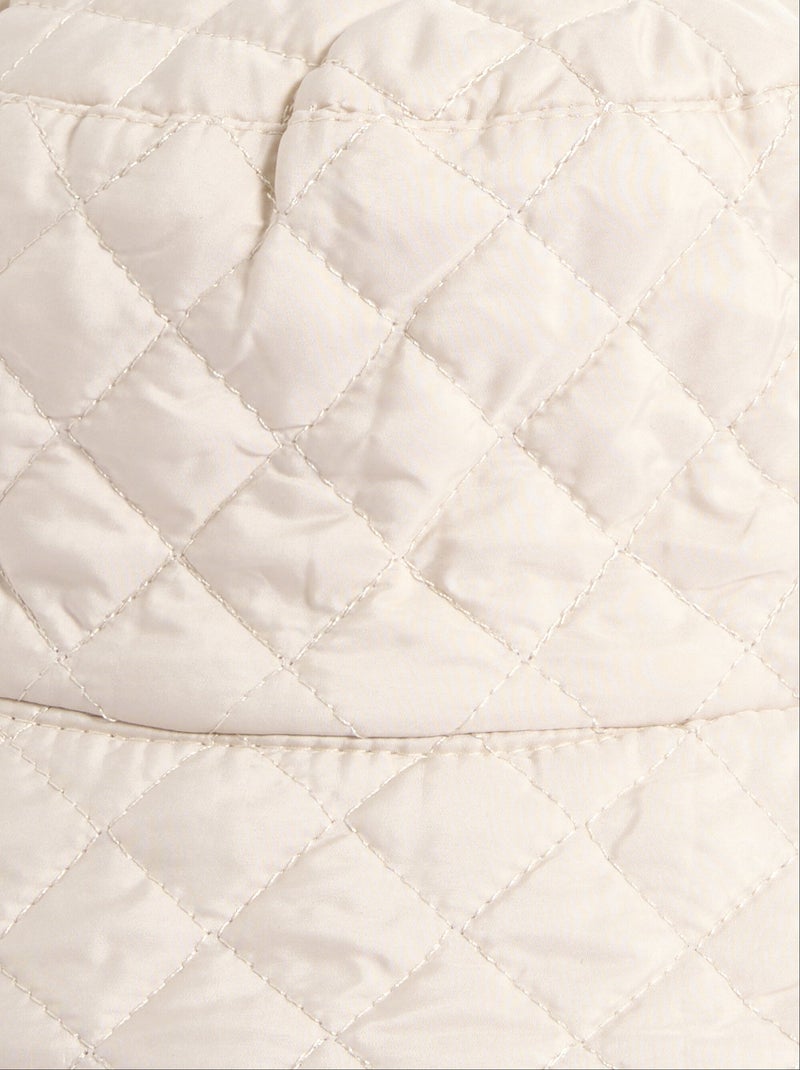 Bob matelassé avec surpiqures Beige - Kiabi