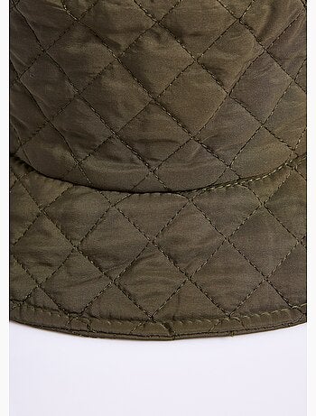 Bob matelassé avec surpiqures