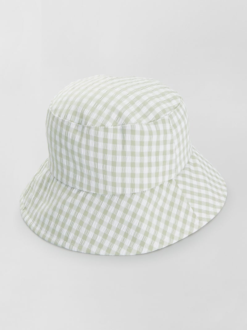 Bob motifs vichy vert - Kiabi