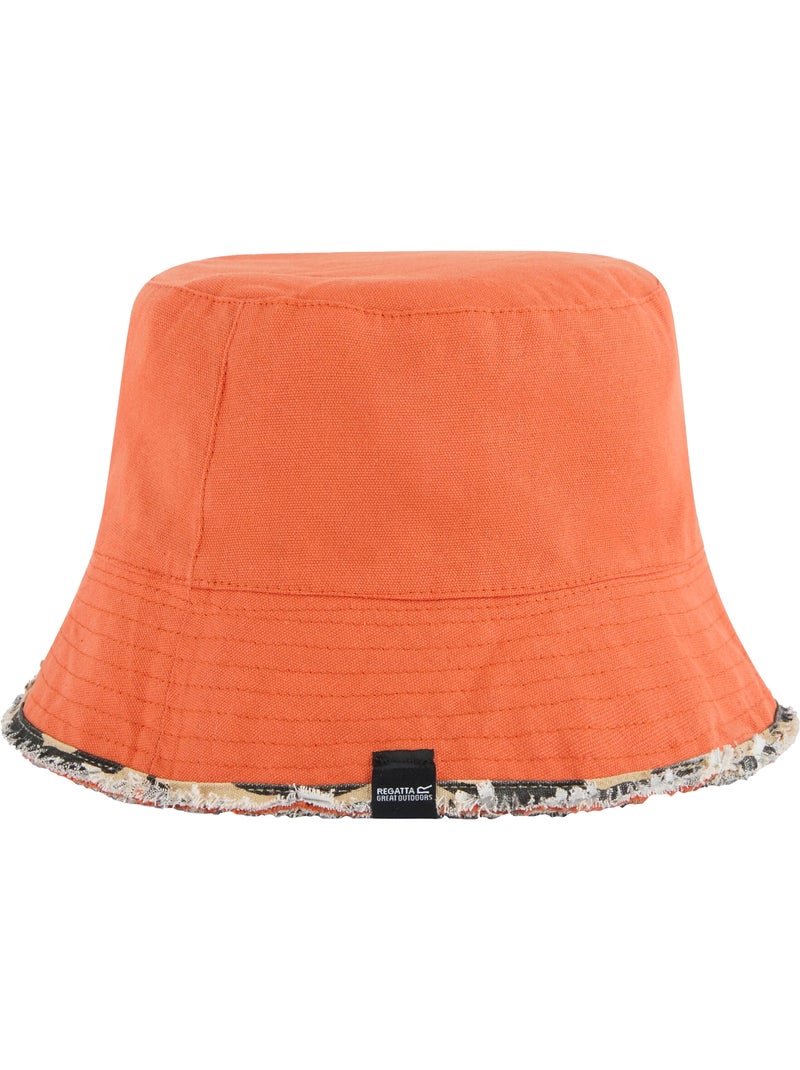 Bob motif/style floral - regatta Orange clémentine - Kiabi