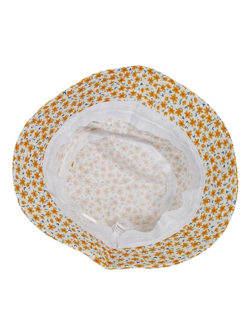 Bob petites fleurs VERIAKA Jaune - Kiabi