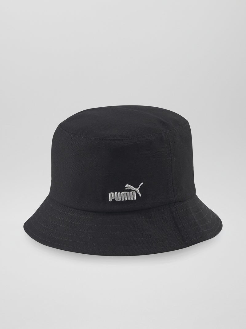 Bob 'Puma' en toile Noir - Kiabi