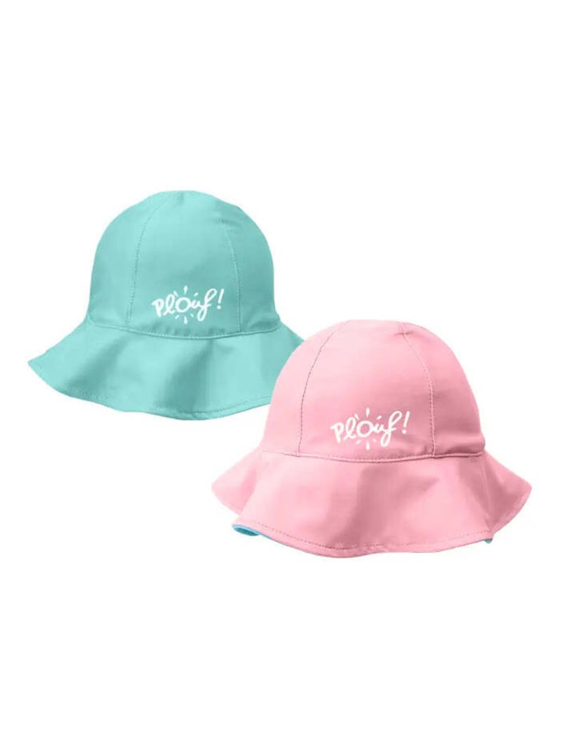 Bob réversible Anti-UV Fille - Fishette / Unique Rose bonbon - Kiabi
