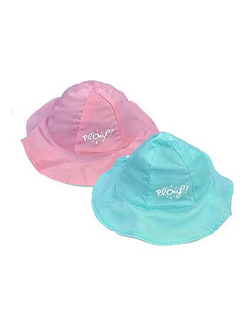 Bob réversible Anti-UV Fille - Rose et ciel / Unique