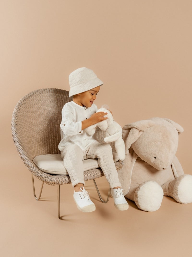 Bob réversible, Coton Noukie's Ecru - Kiabi