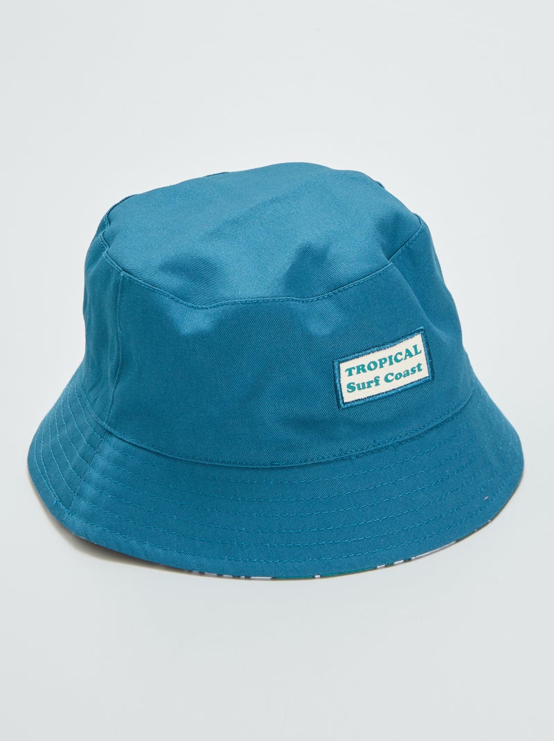 Bob réversible tropical Bleu - Kiabi