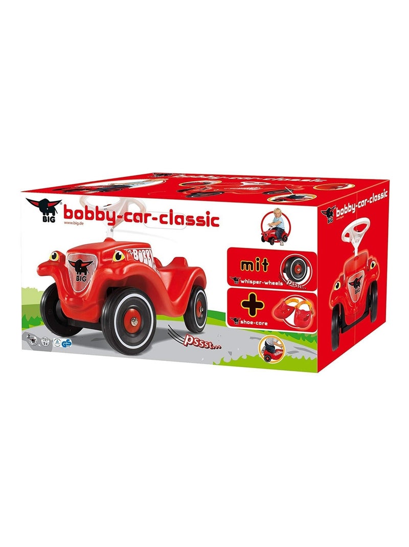 Bobby Car Set -Voiture avec roues silencieuses et protège-chaussures Rouge - Kiabi