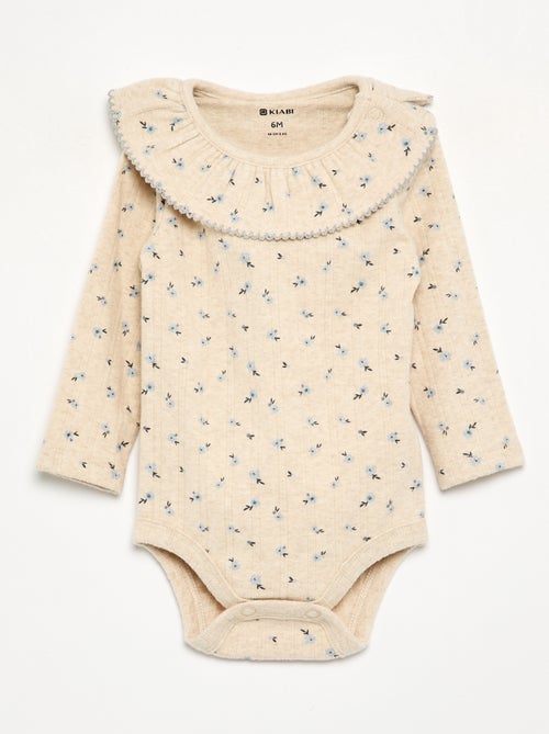 Bodies à motif avec collerette - Kiabi Bodies à motif avec collerette - Kiabi