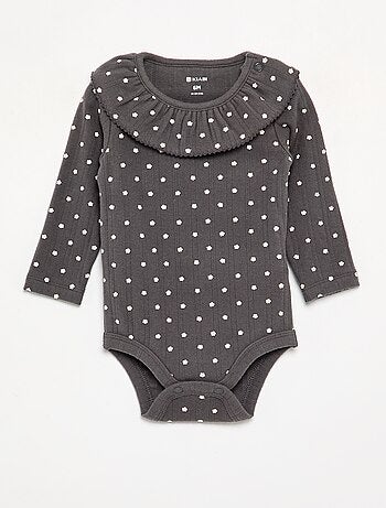 Bodies à motif avec collerette