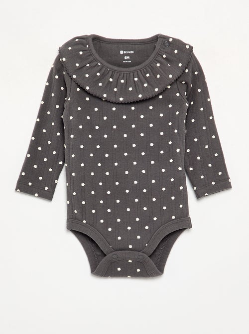 Bodies à motif avec collerette - Kiabi Bodies à motif avec collerette - Kiabi