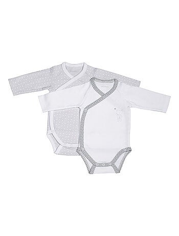Bodies bébé à manches longues Lot de 2 -