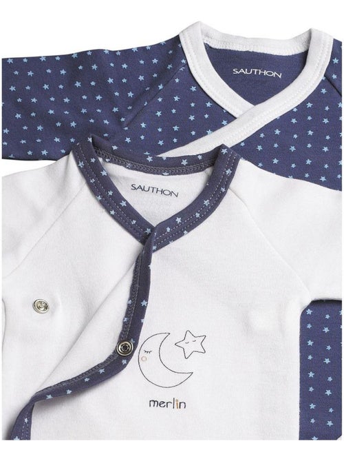 Bodies bébé à manches longues Lot de 2 - SAUTHON - Kiabi