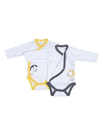 Bodies bébé à manches longues Lot de 2 - SAUTHON